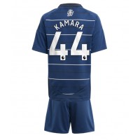 Camisa de Futebol Aston Villa Boubacar Kamara #44 Equipamento Alternativo Infantil 2024-25 Manga Curta (+ Calças curtas)